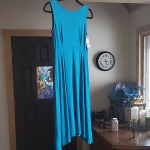 Eileen Fisher turquoise dress